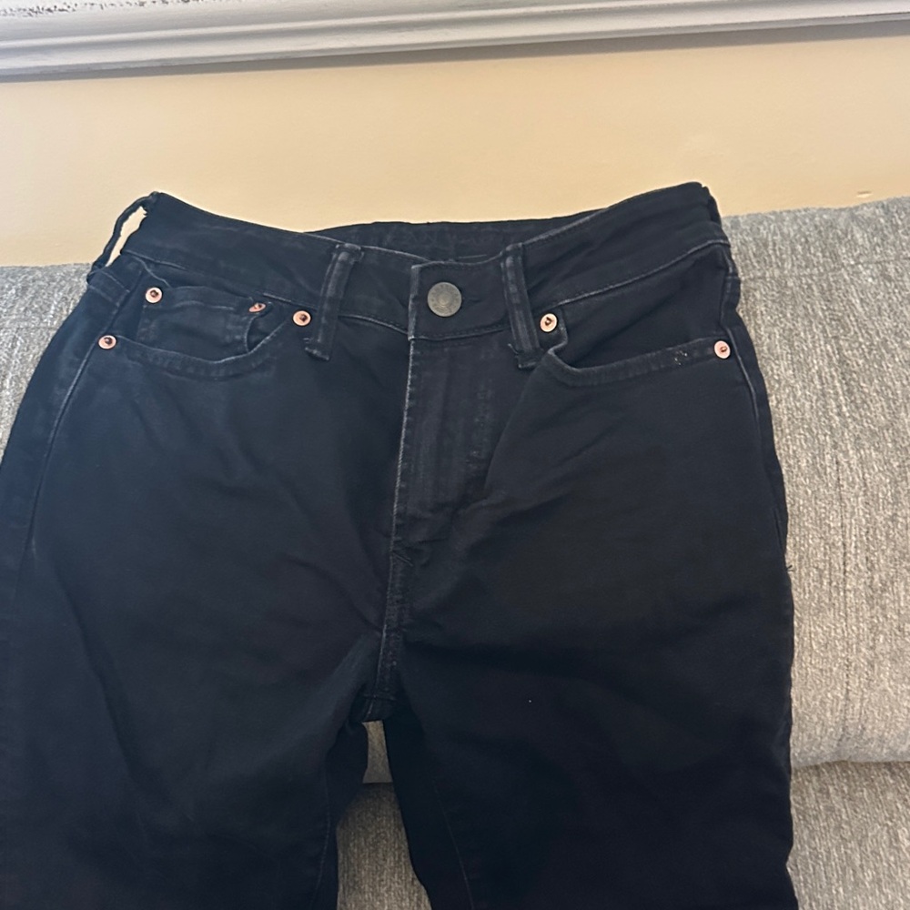 American Eagle Outfitters Black Airflex Jeans